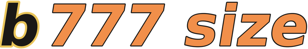 b777 size logo